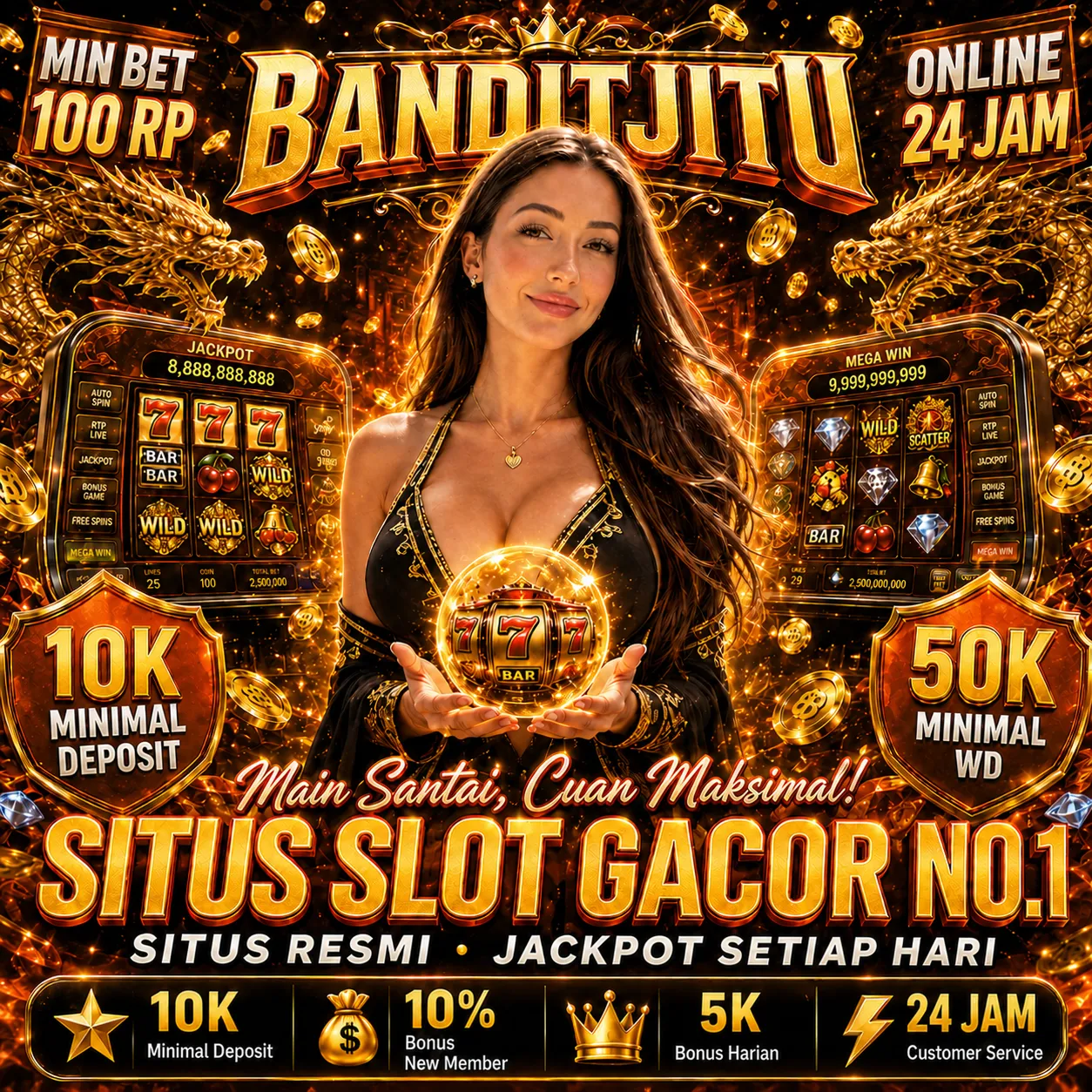 BANDITJITU DAFTAR Front Black 